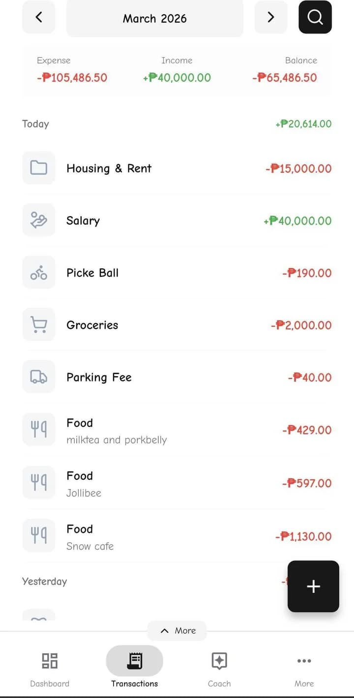 AI financial coach conversation